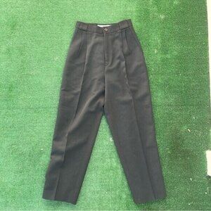 Chaus Black High Waisted Cigarette Trousers Size 4